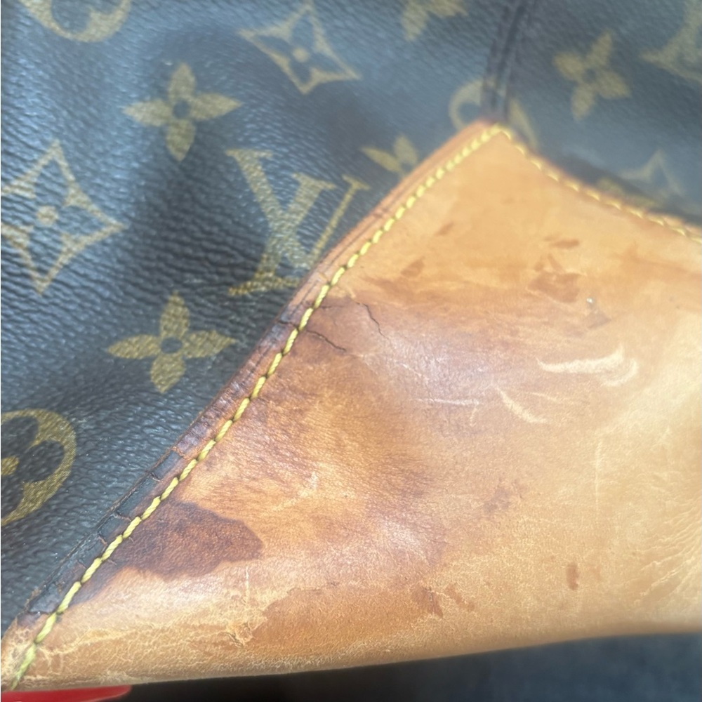 Louis Vuitton Monogram Canvas Tote with Vachetta Trim - Brown/Tan - Picture 8 of 10